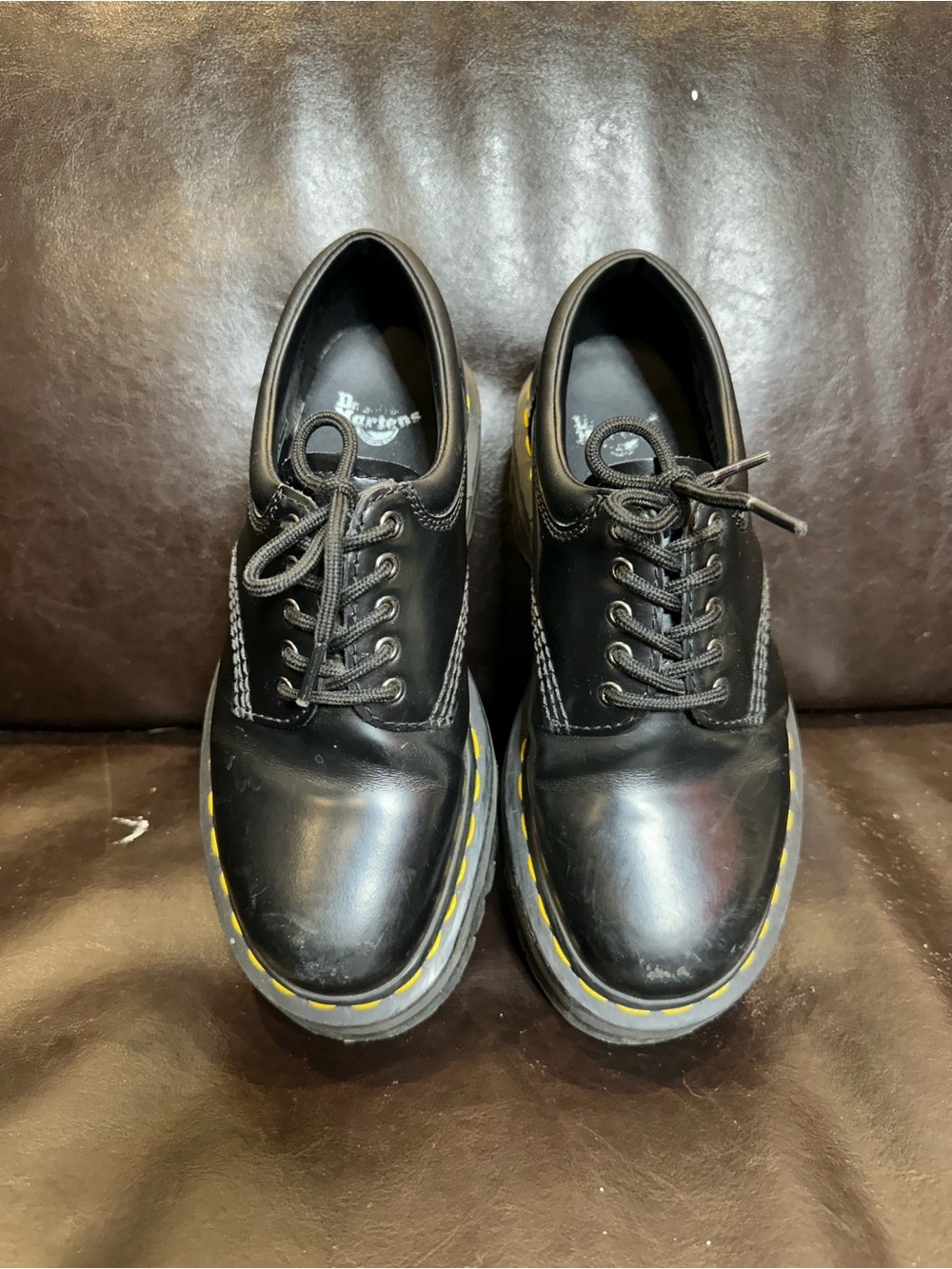 Dr. Martens 8053 Quad Leather Platform Shoes - US Women’s 7 / UK 5